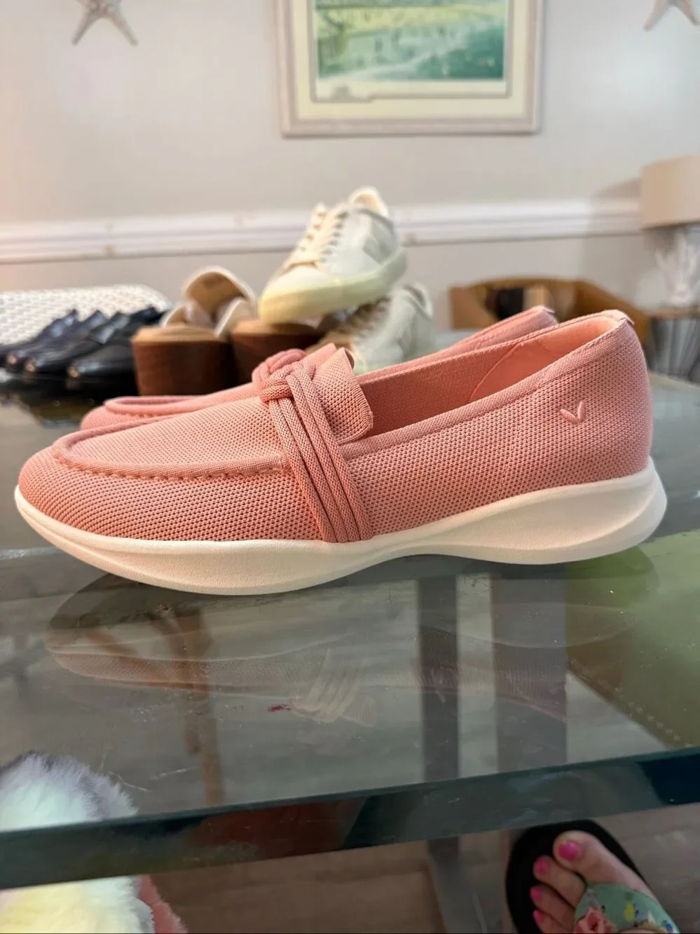 Vivaia Walker Pro Knot Hybrid Penny Loafer Water Resistant sz 9.5  NWOT